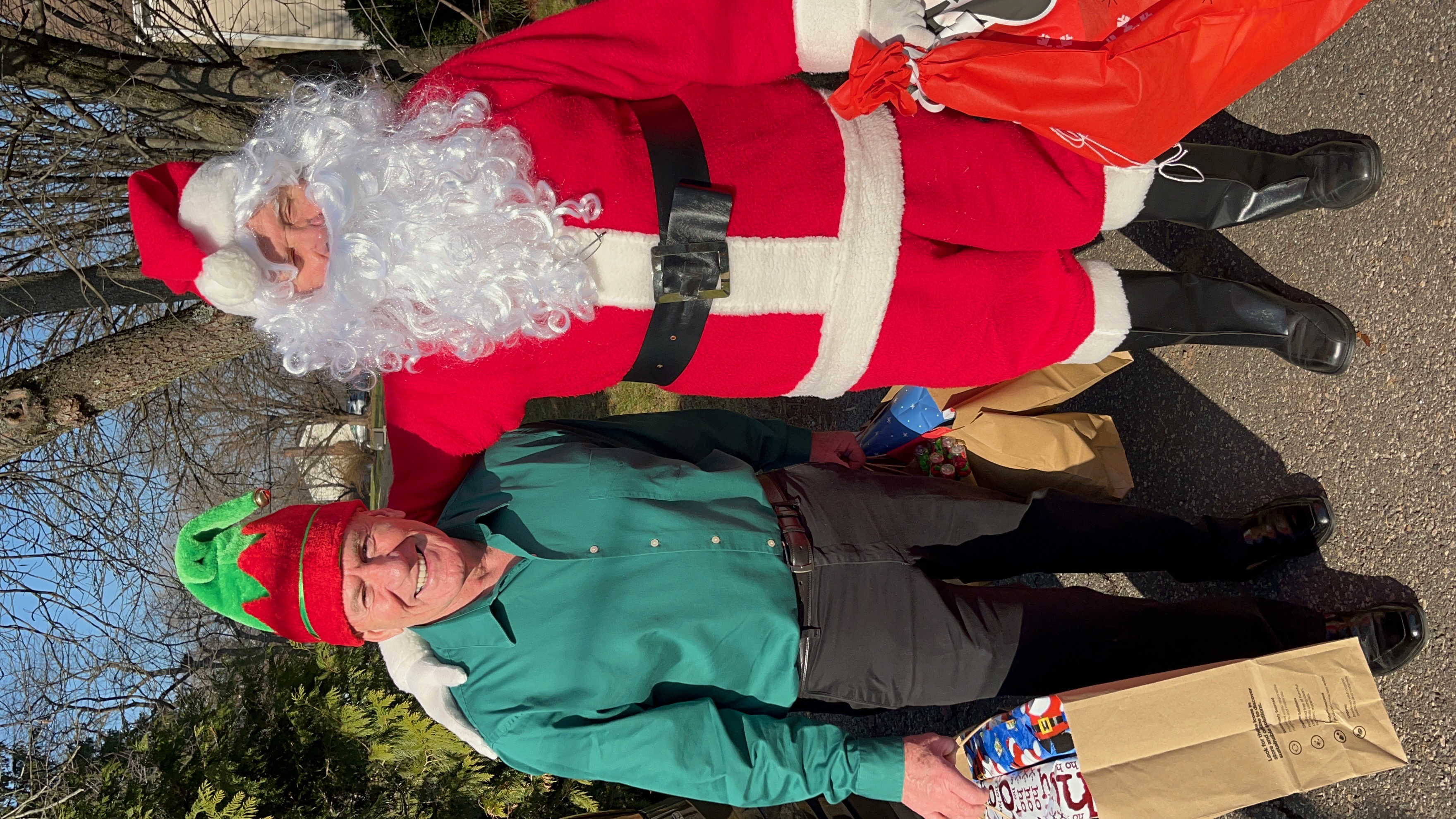 Santa at McKenna house